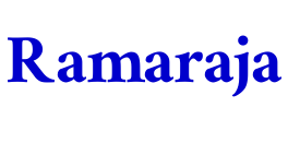 Ramaraja font