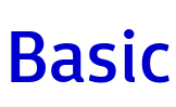 Basic font