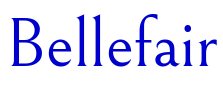 Bellefair font